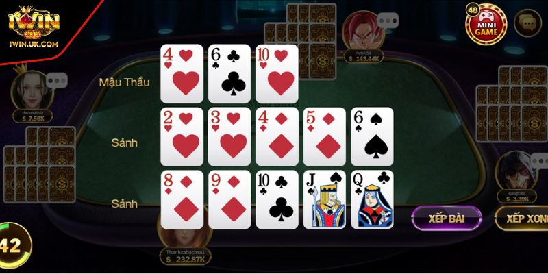 Sức hấp dẫn đặc biệt của game bài mậu binh IWIN