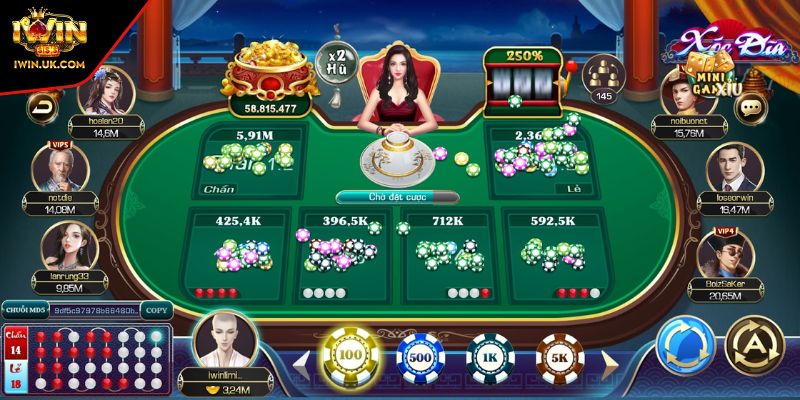 Tìm hiểu về xóc đĩa Iwin 