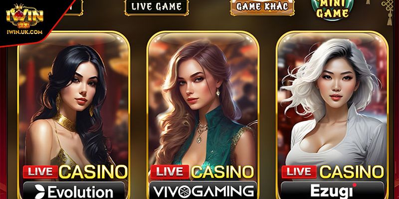 Casino Evolution IWIN, Sòng Bài Trực Tuyến Đỉnh Cao Chân Thực 2 Trải nghiệm trò chơi hấp dẫn tại Casino Evolution IWIN